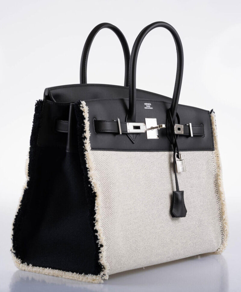 Hermes Birkin 35 Fray Bag Black